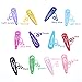 Justbuy Girls Hair Clips, Candy Color Thick Hair Clips Barrettes 2 Inch Metal Snap No Slip Barrettes for Kids Teens Women with Storage Box 48pcs