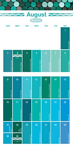 Crayola 2020 Wall Calendar: 366 Crayon Colors