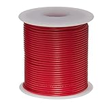 Remington Industries 26MILWSTRRED MIL-W-16878 26 AWG Gauge Stranded Hook-Up Wire, 600V, 0.0190