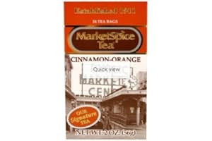 Marketspice Teabags, Cinnamon Orange, 24 Count, 56g
