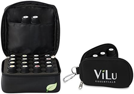 JUNE SALE 20% OFF: Essential Oil Carrying Case 2 Bag Set With 16 Bottle Box And 4 Bottle Keychain Case Perfect For Home And Travel