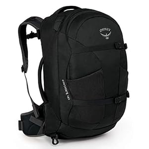 Osprey Farpoint 40 Reisetasche für Männer – Black (M/L)