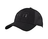 Yeti Black on Black Patch Trucker Hat