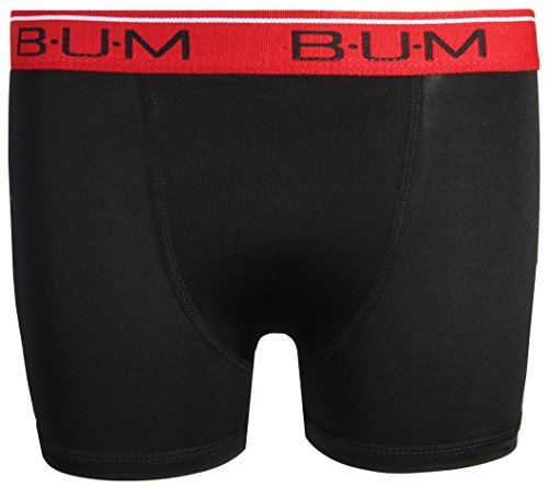 B.U.M. Equipment Boys\' Performance Active Compression Underwear Boxer Briefs (6 Pack) (Silver Stripes/Black/Red, Medium/8-10)' - Thumbnail 3