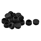 uxcell Plastic Round Furniture Table Chair Tube Insert Floor Protectors 28mm Dia 16pcs