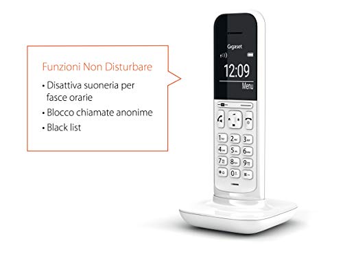 Telefono Cordless Gigaset CL390 - Black List, Vivavoce - Display Ampio - Bianco - Versione ITA - Foto 5