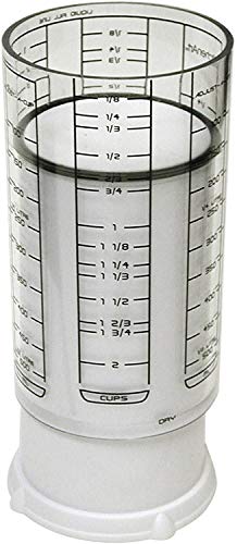 KitchenArt 23401 2 Cup Adjust-A-Cup, Plastic, White