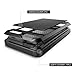 iPhone 6s Case, Anuck iPhone 6 Wallet case [Anti Scratch][Heavy Duty][Card Pocket] Hard Shell Dual Layer Hybrid Rubber Bumper Protective Card Case Cover for Apple iPhone 6 iPhone 6s 4.7 inch - Black