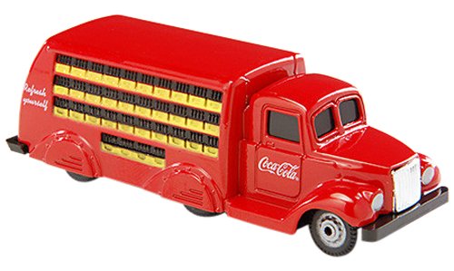 Motor City Classics 1937 Coca-Cola Bottle Truck (1:87 Scale), Red