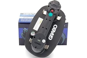 GRABO Electric Vacuum Suction Cup Lifter for Wood Drywall Granite Glass Tile Heavy Lifting Tool with Friction Foam Seal and 1 battery