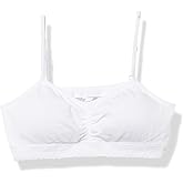 Maidenform Womens Seamless Ruched Crop with Lace BandTraining Bra