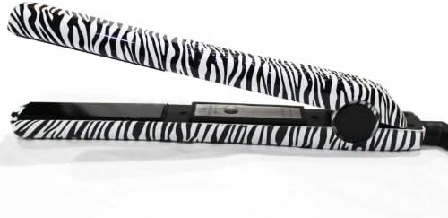 Hair Straightener/Flat Iron Professional CeramicTourmaline Plates - Zebra Print