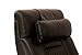 Octane Seating OCT BR Octane Brown Leather Head and Neck Pillow