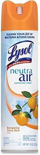 Sanitizing Spray, Sanitizing Spray, Citrus, Aerosol, 10Oz, 12/Carton