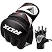 RDX MMA Gloves for Grappling Martial Arts Training | D. Cut Palm Maya Hide Leather Sparring Mitts| Perfect for Cage Fighting, Combat Sports, Punching Bag, Muay Thai & Kickboxing