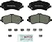 BOSCH BC1273 QuietCast Premium Ceramic Disc Brake Pad Set - Compatible with Select Dodge Nitro; Jeep Liberty, Wrangler; FRONT