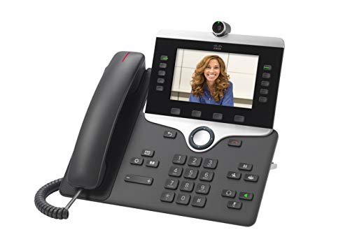 Cisco Ip Phone 8865 - Visiophone Ip - Avec Appareil Photo Numérique, Interface Bluetooth - Ieee 802.11A/B/G/N/Ac (Wi-Fi) - Sip, Sdp - 5 Lignes - Charbon