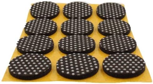 Lifeswonderful - 60 Pieces Non-Slip Self Adhesive 25mm Felt Pads for Furniture Legs - Floor Protection with High Grip
