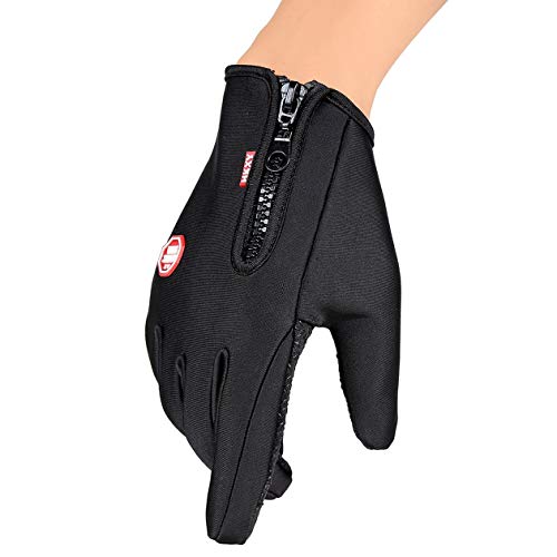 Heraihe Unisex Ski Gloves Snowboard Gloves Motorcycling Touchscreen Winter Snow Windstopper Outdoor Riding Non-Waterproof Gloves