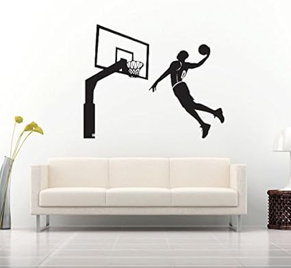 Amazon.com: Amoonm - Vinilo extraíble para baloncesto de 9.6 ...