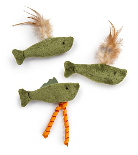 SmartyKat 09683 Fish Friends Crinkle and Catnip Cat Toys (Set of 3)