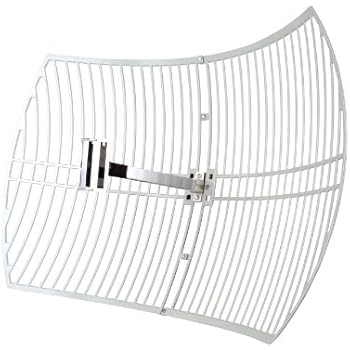 TP-Link 2.4GHz 24dBi Directional Grid Parabolic Antenna, N Female Connector, Weather Resistant (TL-ANT2424B)