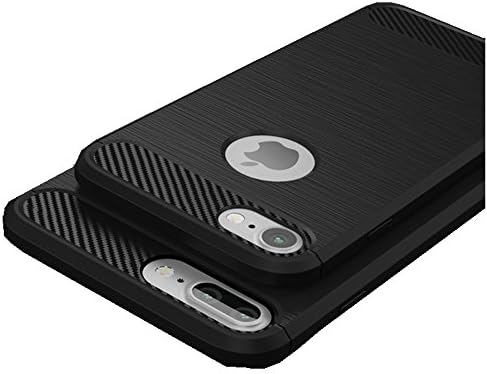 Iphone 7 Plus/7S Plus 5.5"Inch ,Alberoo Ultra-Thin Unti-Slip Flexible Premium Slim Fit TPU Case Cover for Apple (Black Iphone 7 Plus/7S Plus)