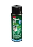 3M Hi-Strength 90 Spray Adhesive, INVERTED, Clear, Net Wt 17.6 oz