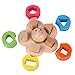 rolimate Educational Preschool Wooden Shape Color Recognition Geometric Board Block Stack Sort Chunky Puzzle Toys, Birthday Gift Toy for age 3 4 5 Years Old and Up Kid Children Baby Toddler Boy Girl