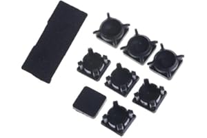 VANJUNN 9pcs Replacement Screw Rubber Feet Screw Cap Mat for Playstation3 PS3 Slim 2000 3000 Controller (9pcs)