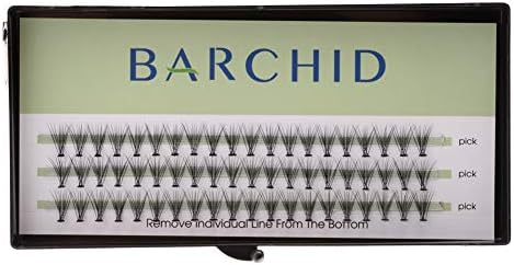Barchid 高品質超極細まつげエクステ太さ0 10mm Dカール フレア セルフ用 素材 10本束8mm マツエク