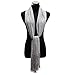1920s Gatsby Weddings Evening Scarfs,Sheer Glitter Sparkle Piano Shawl Wrap, Silver, One Size