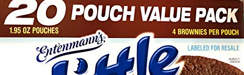 Entenmann's | Little Bites | Fudge Brownies | 20 Pouches 80 Muffins | 4 Muffins in each Pouch | Delicious | Yummy | Tasty | Net WT 2 LB 7 oz (1.11 Kg) | 1 Box | - Thumbnail 5