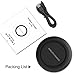 Yootech Wireless Charger, Ultra Slim Wireless Charging Pad for iPhone X, iPhone 8/8 Plus,Samsung Galaxy S8/S8 Plus,S7/S7 Edge,Note 8(with all Qi enabled phones) (No AC Adapter)(Sleep-friendly)