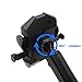 Car Phone Mount,XRXD Car Mount Washable Strong Sticky Gel Pad with One-Touch Design Dashboard Car Phone Holder for iPhone X/8/8Plus/7/7Plus/6s/6Plus/5S, Galaxy S5/S6/S7/S8, Note 8, LG (Blue)