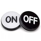 GSE Games & Sports Expert Double-Sided Acrylic Casino Craps ON/Off Puck, 3 Inch Diameter