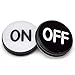 GSE Games & Sports Expert Double-Sided Acrylic Casino Craps ON/Off Puck, 3 Inch Diameter primary