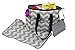 NimNik Baby Premium Diaper Tote Bag Chevron w/ Changing Mat, Designer Diapers Bag for Girls Boys Twins, Shower Gifts for Mom Dad