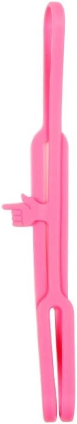 Top McKinley 2pcs Handy Bookmark Cute Creative Finger Pointer Elastic Book Strap (Pink)