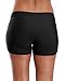 ALove Swim Shorts for Women Swim Boardshorts Swimsuit Bottom Black 10