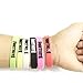 20 Pack Party Supplies Bracelets,Birthday Party Favors for Gamer Great Fans,GLOW IN THE DARK,10 Colors