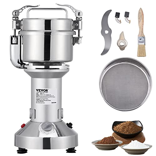VEVOR 300g Electric Grain Mill Grinder, High Speed 1900W Commercial