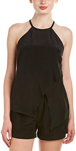 Jay Godfrey Womens Silk Cami, 2, Black