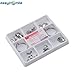 Easyinsmile Set of Dental Matrix 102pcs Full Kit of Dental Sectional Contoured Metal Matrices (Soft, 50μm)