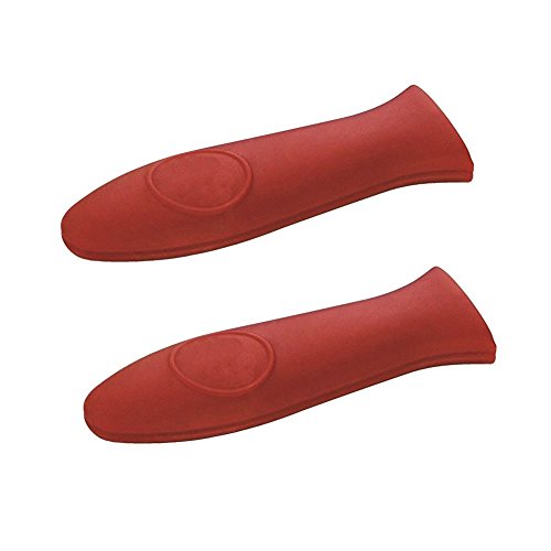 Generic Silicone Hot Handle Holder Set Premium Fry Pan Milk Pot Sleeve Cover Grip for Cast Iron Small Pack of 2