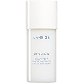 LANEIGE Cream Skin Toner & Moisturizer Mini: Lightweight Refillable Korean Milky Toner with Ceramide & Peptide for Hydration,