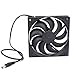 Newsmarts 10W Solar Panel Powered Fan Mini Ventilator for Dog Chicken House Greenhouse RV Roof