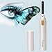 Heated Eyelash Curler,Mini Electric Eyelash Curler Brush,Eyelash Curler with Comb Long Lasting Curled,Portable Electric Makeup Eye Lashes Brush (White)
