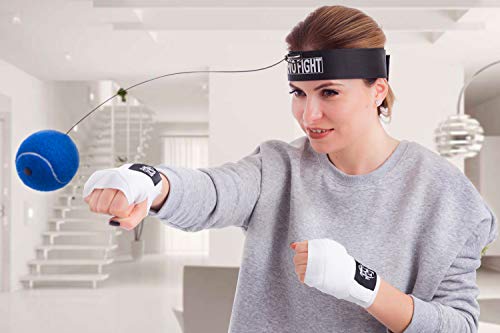 image for Revo Fight Boxing Reflex Ball: Premium Boxing Ball Headband Fight Ball
