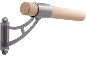 VITA VIBE VITA Barre Wall-Mounted Single Ballet Barre, Archos, Wood | Fixed Height, Made in USA, Home, Studio or Gym Exercise Equipment for Kids & Adults | Dance, Fitness, Pilates